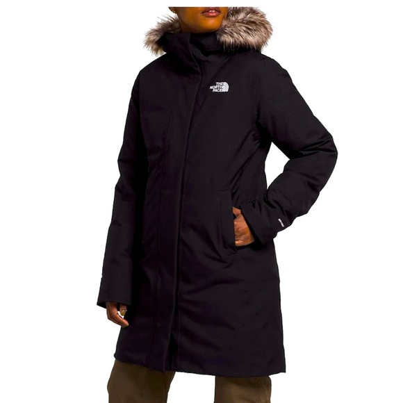 🥶The North Face Women's Black 550 Parka with Fur Hood - Picture 1 of 7